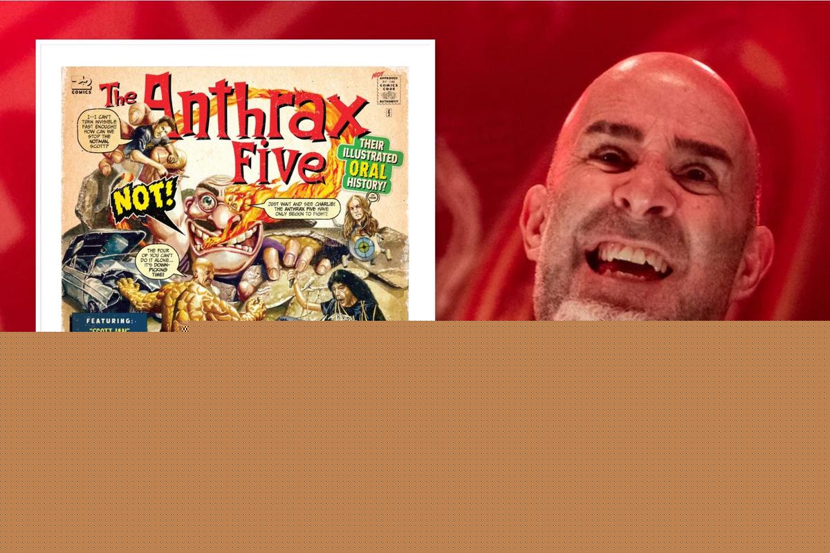 Exclusive – See Retail-Only Cover Art for Anthrax’s ‘Illustrated Oral History’ Graphic Novel