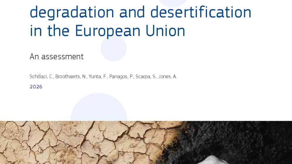 Towards a better characterisation of land degradation and desertification in the European Union