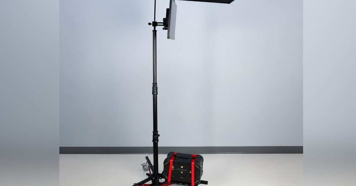 Matthews updates rolling monitor stand