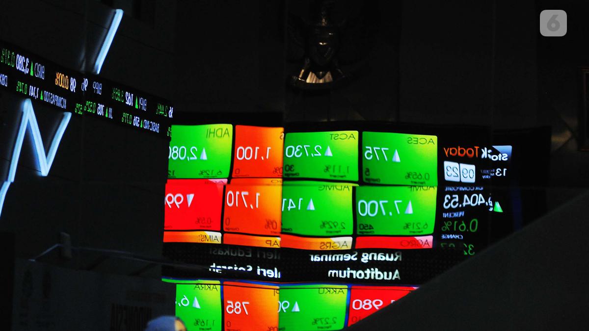IHSG Hari Ini Tergelincir ke 6.234, Saham PIPA Merosot 1,67%