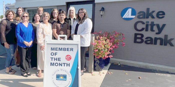 Lake City Bank honored as NWTTCC Member of the Month