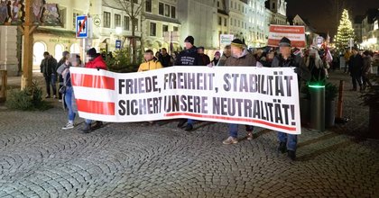 Dauer-Demonstranten - So viel Steuergeld kosten „Spaziergänger“ in Steyr