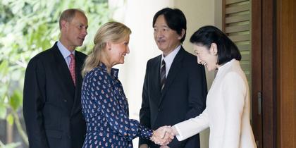 The Duke and Duchess of Edinburgh Meet With Japan’s Royal Family