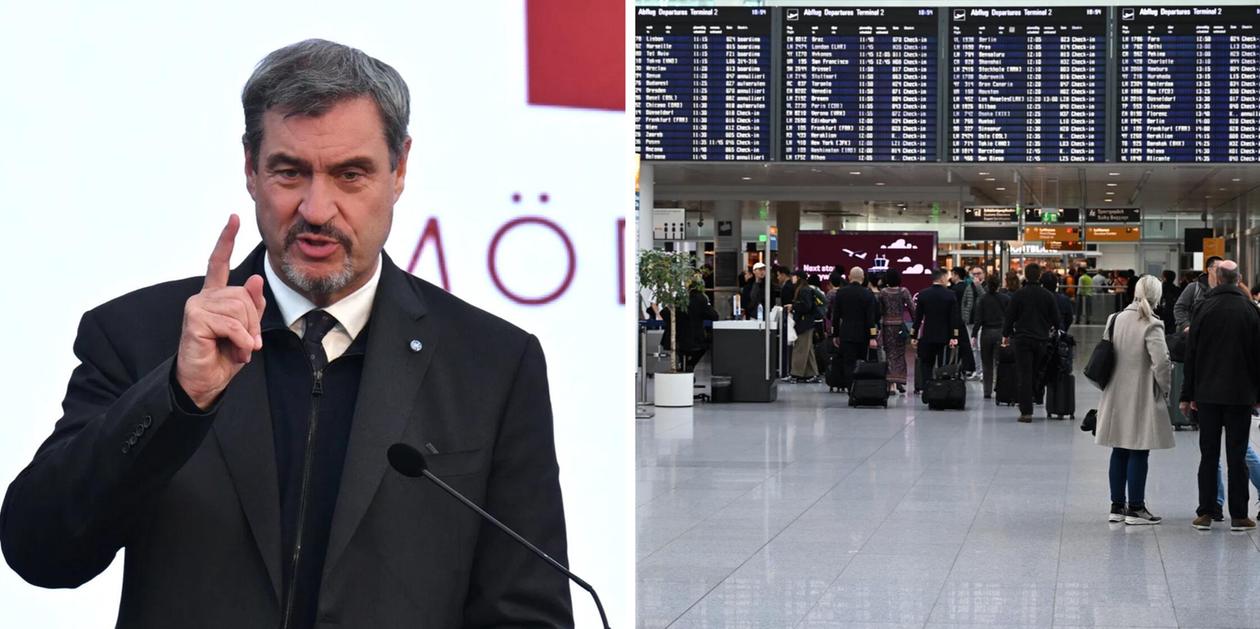 „Abschießen statt Abwarten!“: Nach Drohnensichtung in München - Söder fordert drastischen Schritt