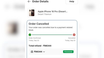 Apple iPhone 16, iPhone Pro model orders cancelled during Flipkart Big Billion Day Sale: Users call scam!