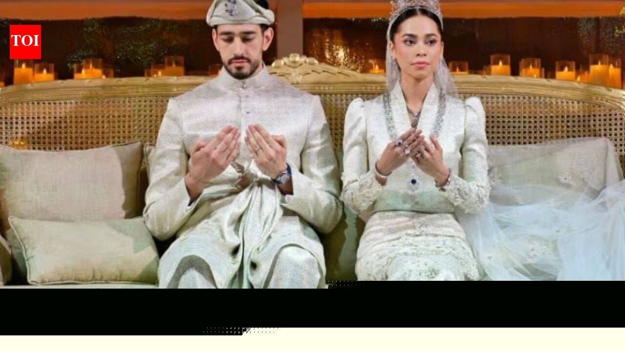 Malaysia's Princess Ilyana marries British GT racer Chris Froggatt in Kuala Lumpur