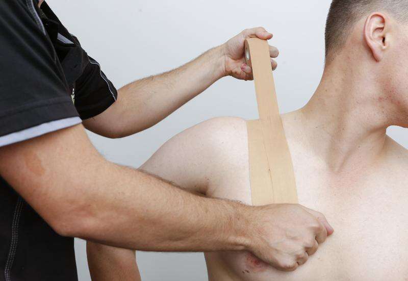 How to tape a shoulder