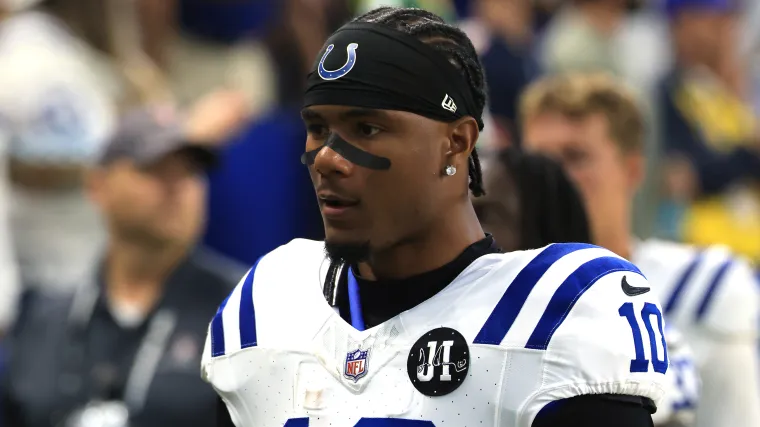 Adonai Mitchell fumble, explained: How WR cost Colts a touchdown by celebrating too early vs. Rams
