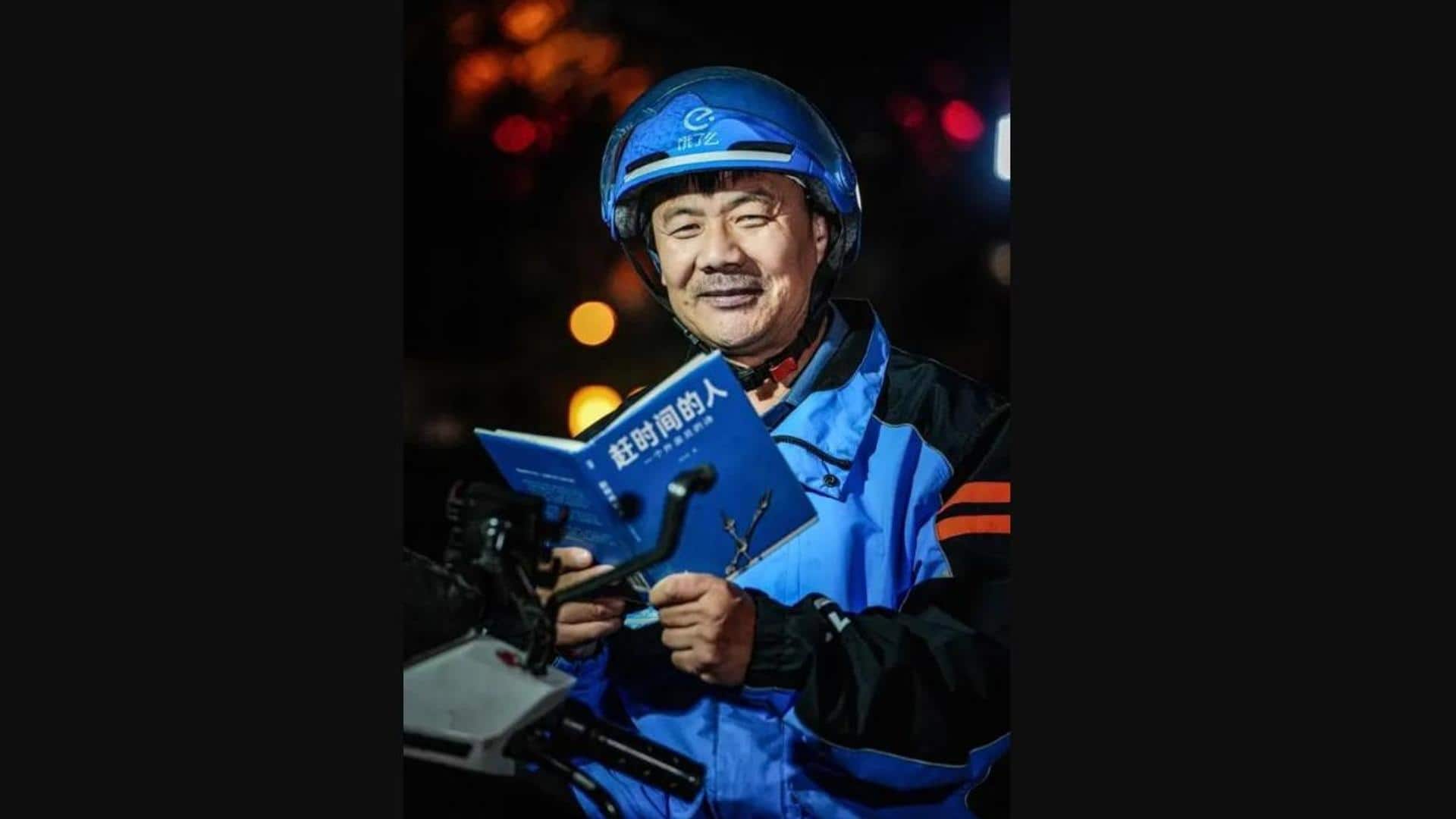 How a Chinese food delivery rider won literary prize