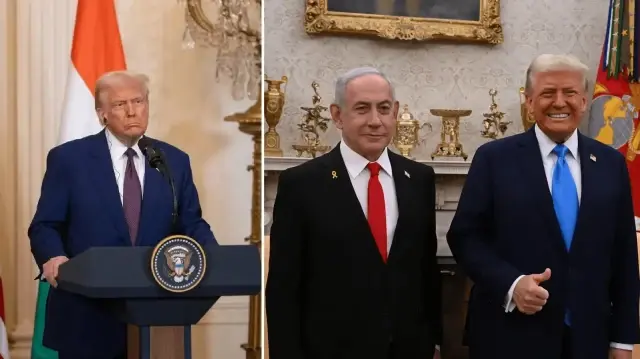 Trump'tan Gazze planı açıklaması: Umarım Netanyahu ile anlaşırız