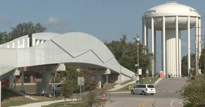 Residents using Wyoming's new 28th Street pedestrian bridge opens, connecting neighborhoods safely