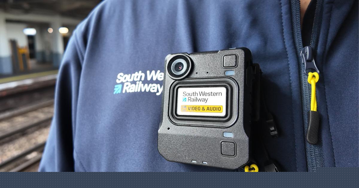 Body-worn cameras rolled out by South Western Railway amid rise in staff assaults
