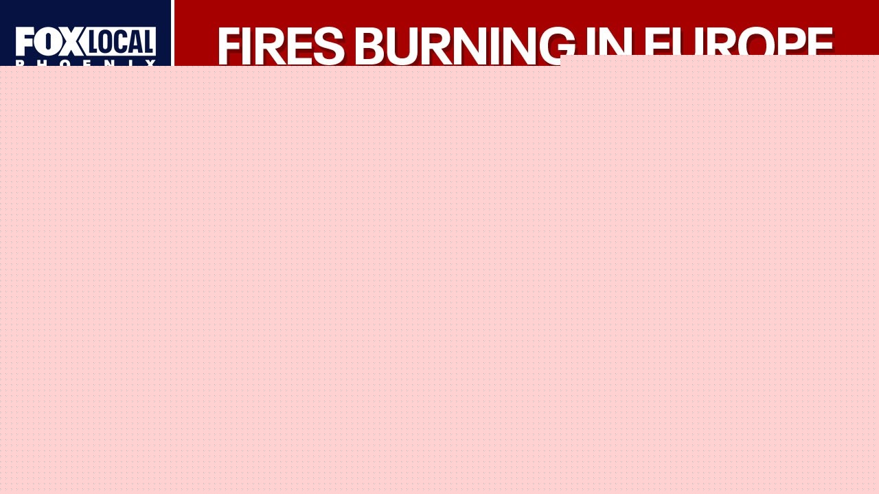 Massive wildfires rage across France and Spain