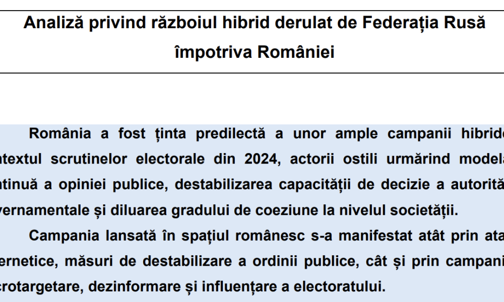DOCUMENT Ce conține raportul despre anularea alegerilor din România pe care Nicușor Dan l-a prezentat liderilor europeni