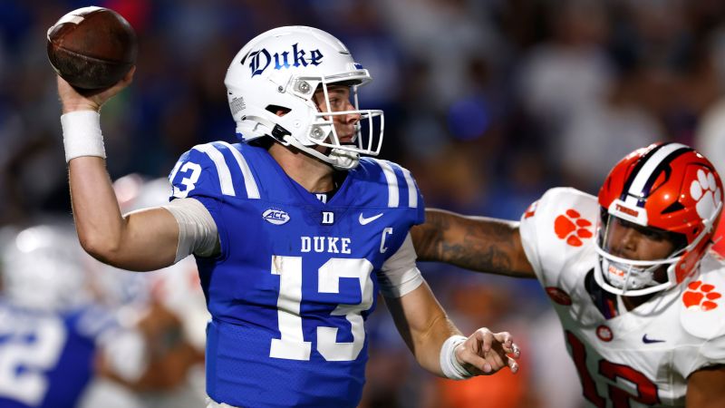 Donald Taylor: Duke QB Asks Professor for Homework Extension Deadline After Momentous Win — But is Denied