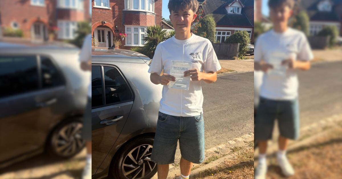 Ipswich teenager in top 5% of drivers in the country after test