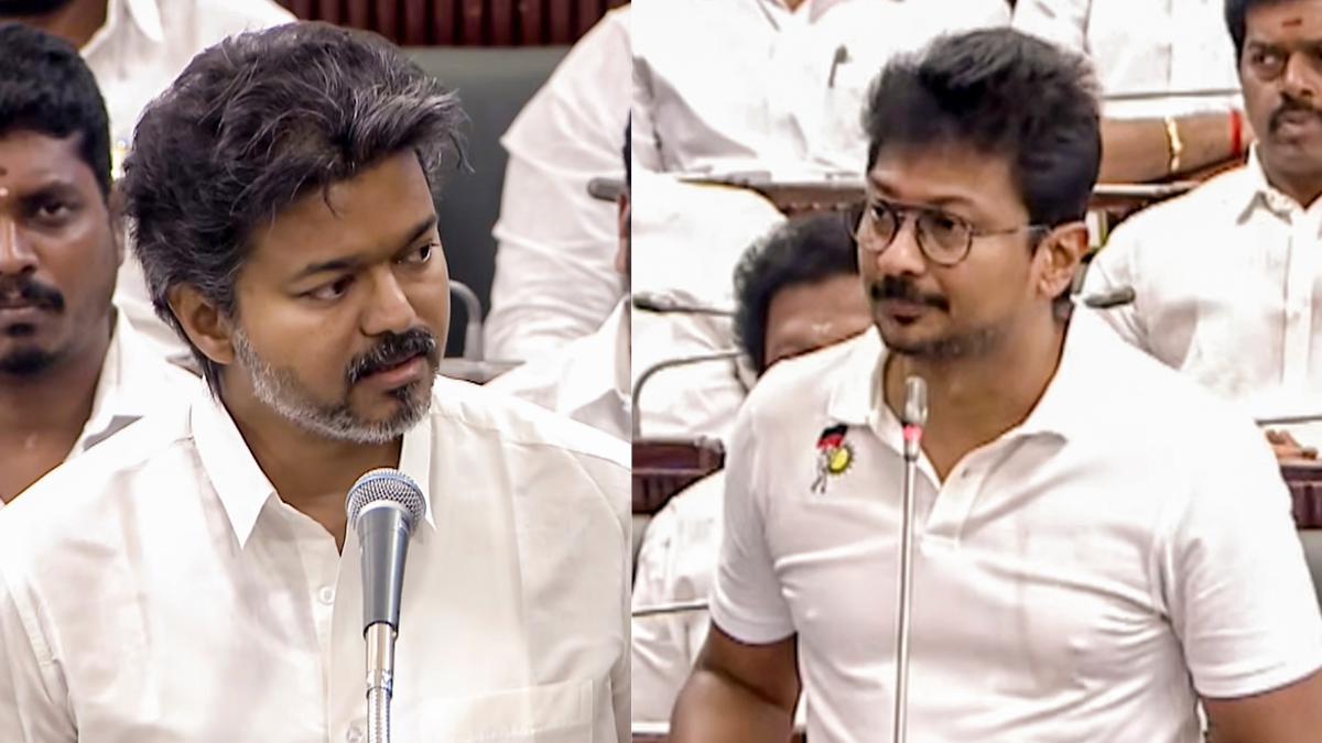 CM Vijay, Udhayanidhi Stalin engage in heated exchange inside TN Assembly over Mekedatu dam