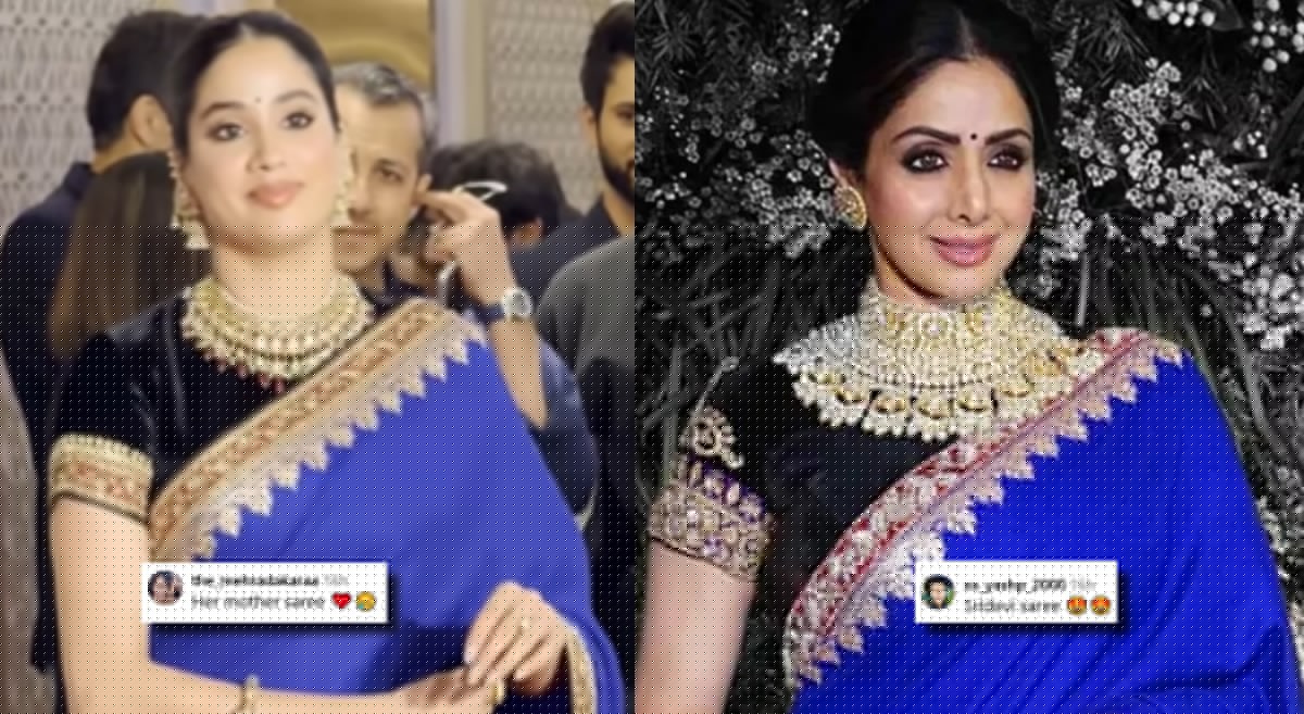 Janhvi Kapoor Wears Late Mother’s Saree At Homebound’s Special Screening; Fans Say, ‘Looks Like Mini Sridevi’