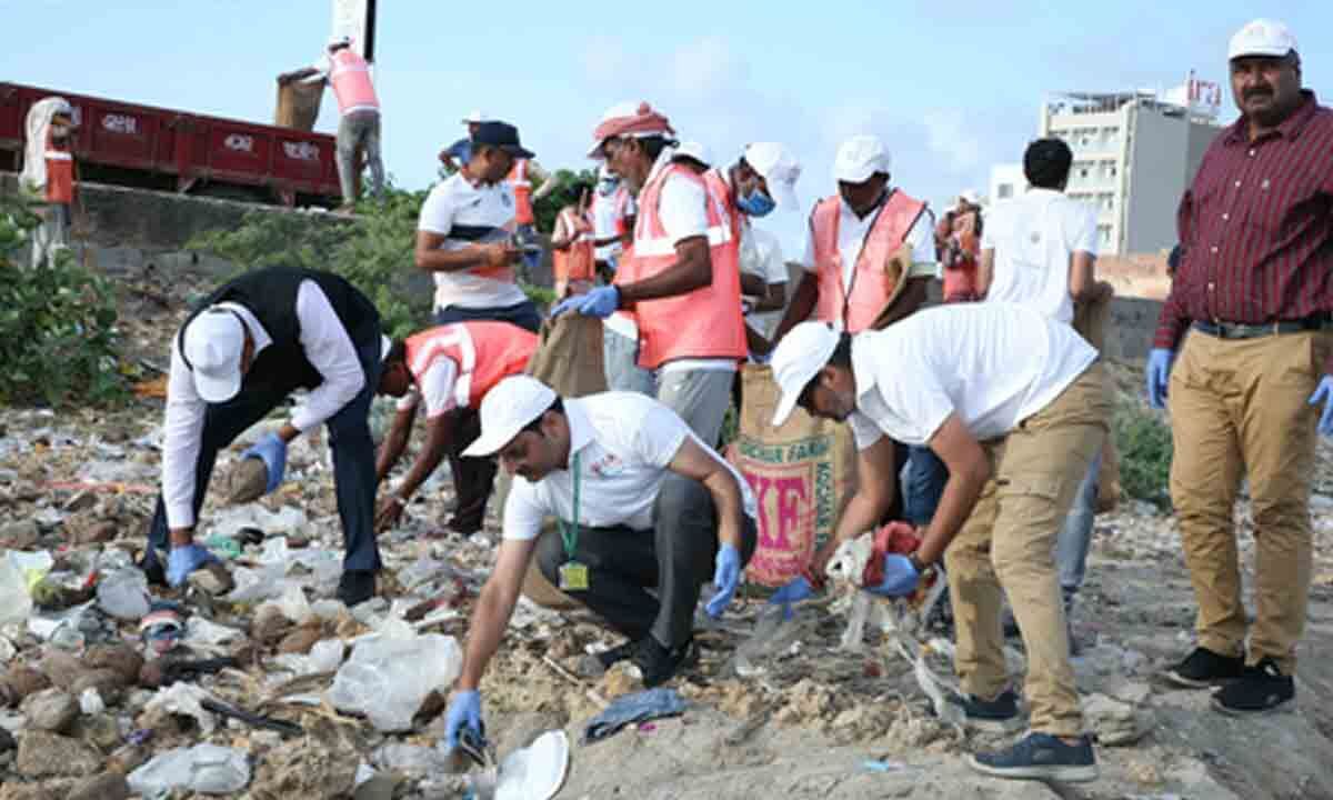 Over 51,000 kg of waste cleared in coastal cleanup drive across 10 Gujarat beaches