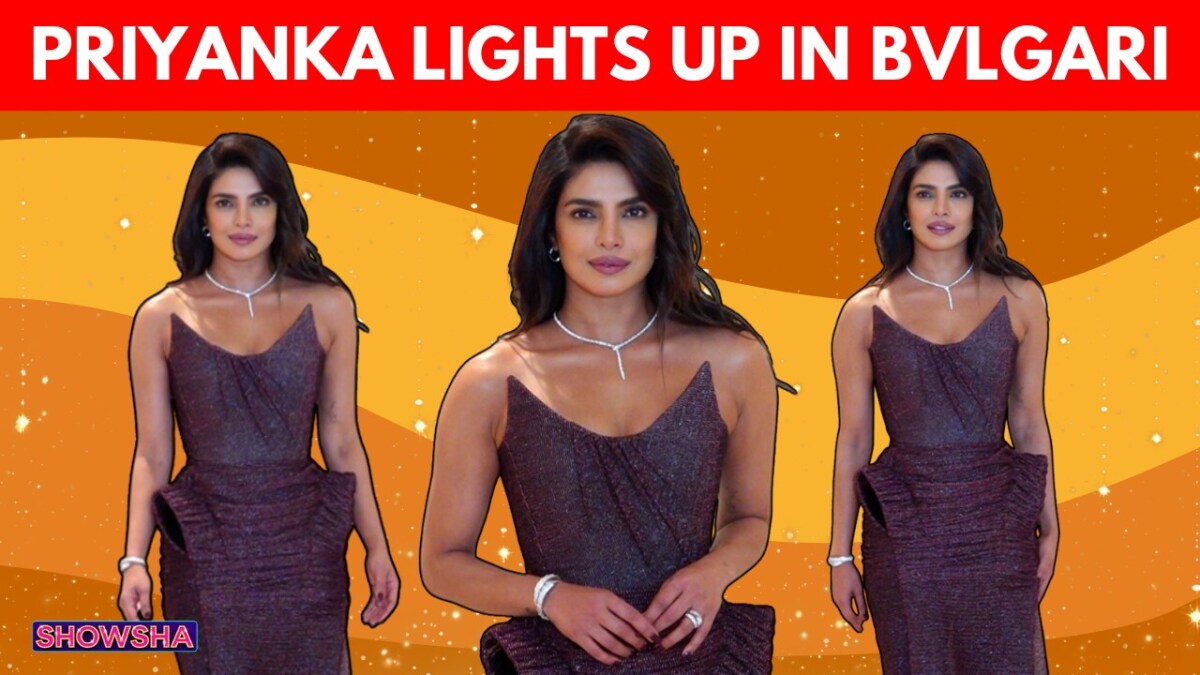 Priyanka Chopra Scores High With One Of Her Hottest Looks Ever At Bvlgari Event In Mumbai | WATCH