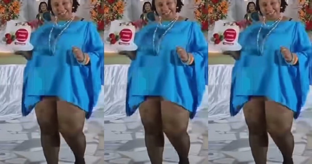 AIBU! See how this plus-size LADY turned up at a social gathering dressed (VIDEO)