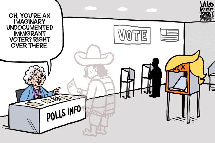 Political Cartoons for 7/28/2026….Gas prices…Iran War…Cover Up’s…Communists?…Voting….