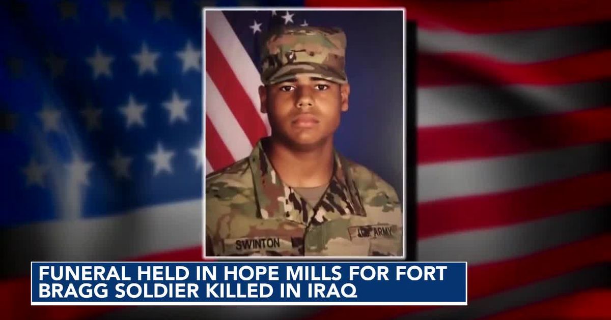 Fallen Fort Bragg soldier's body returns to North Carolina