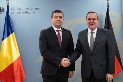 Ministrul apărării naționale, Radu Miruță, a avut o întâlnire bilaterală cu omologul său german, Boris Pistorius