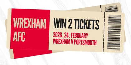 Win two hospitality tickets for Wrexham v Portsmouth match in aid of Wales Air Ambulance!