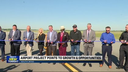 Construction project wraps up at SBN, paving the way for airport growth