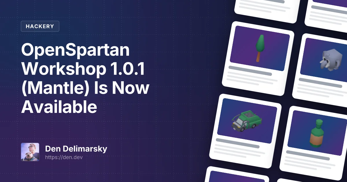 OpenSpartan Workshop 1.0.1 (Mantle) Is Now Available