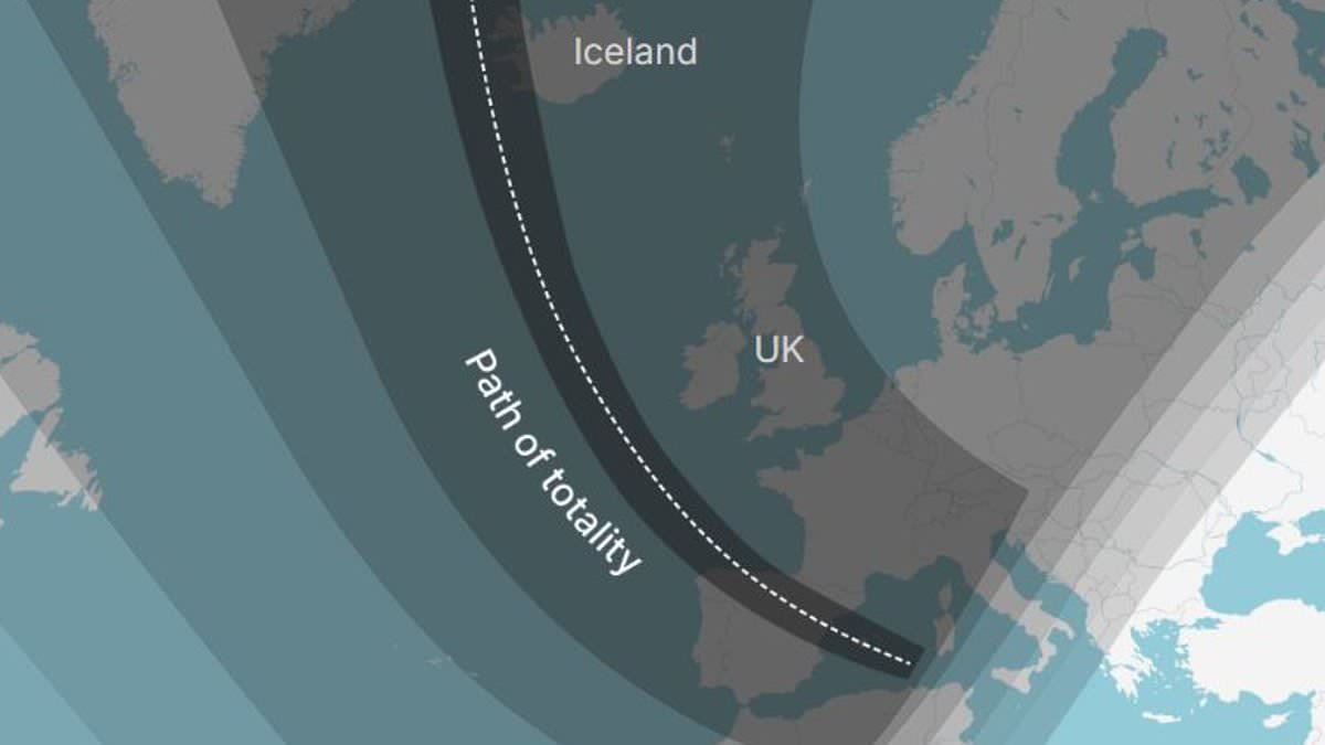 Everything you need to know about tonight's total solar eclipse as huge queues form in last-minute scramble for glasses: The best times and locations to see it