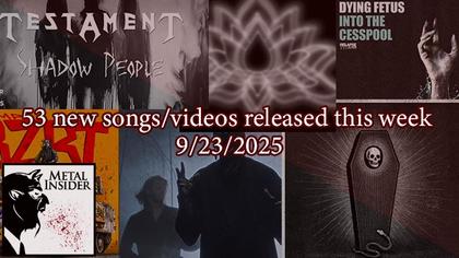 Catch up now: 53 new songs/videos released this week – 9/23/2025