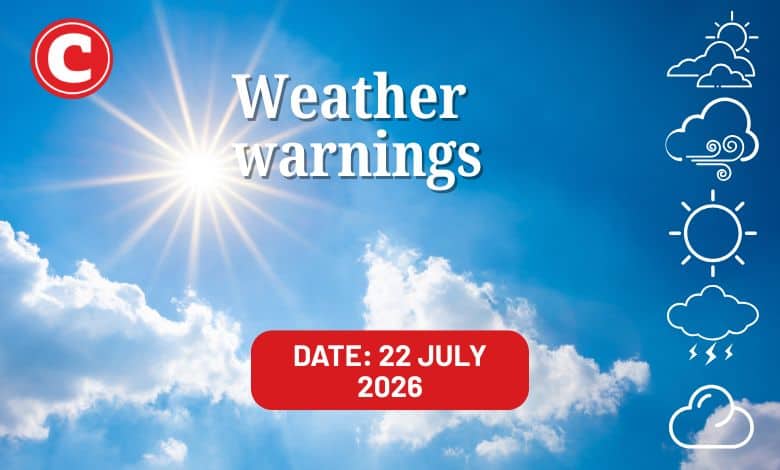 Weather alert: Fire danger in EC with cool and fine conditions across SA