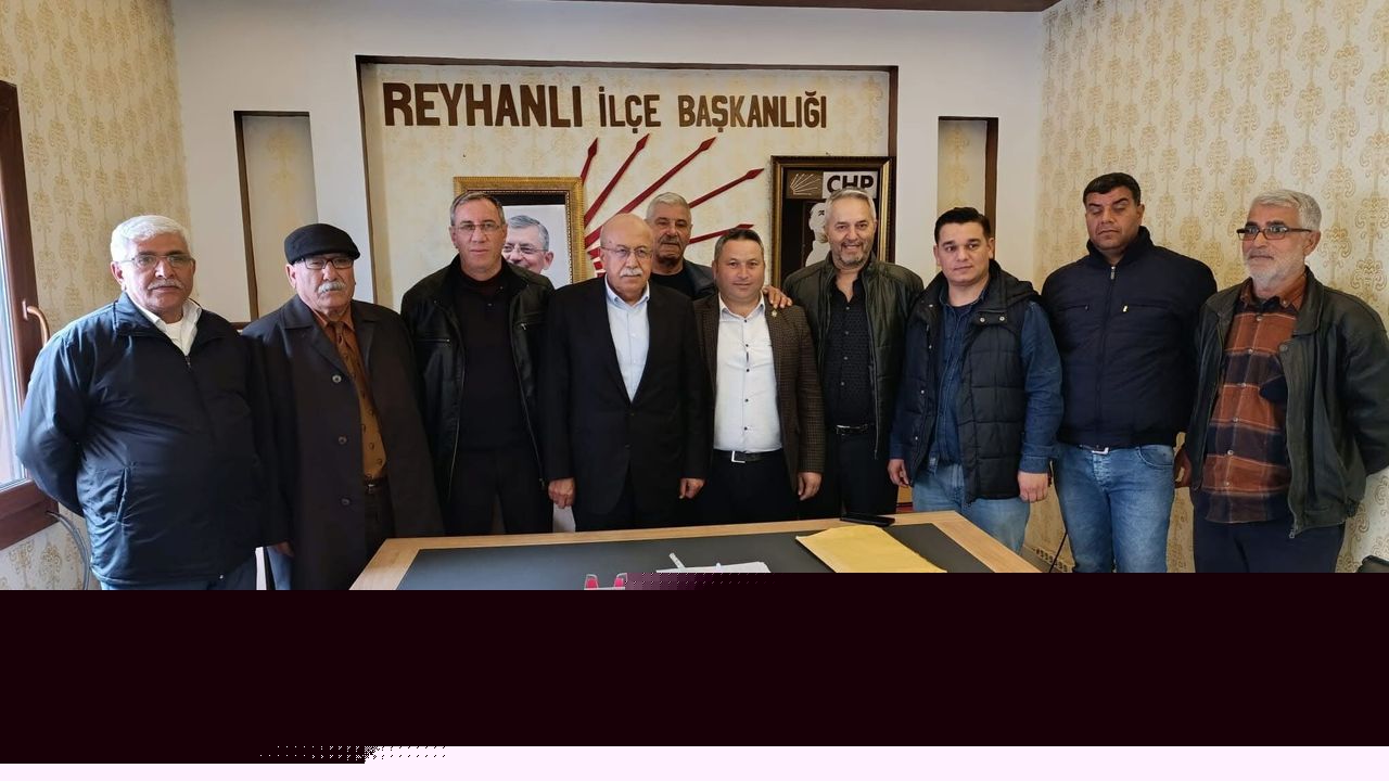 Hatay'da CHP'den 54 kişi istifa etti
