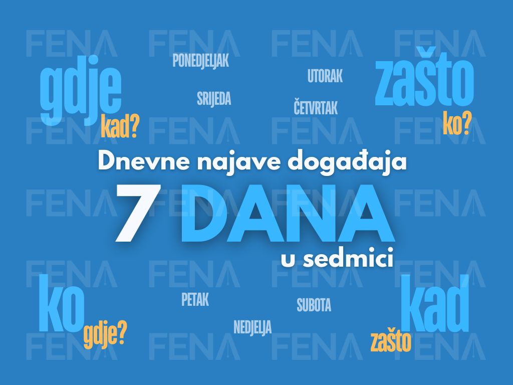 Najave događaja za 30. 1. 2026. godine (petak)
