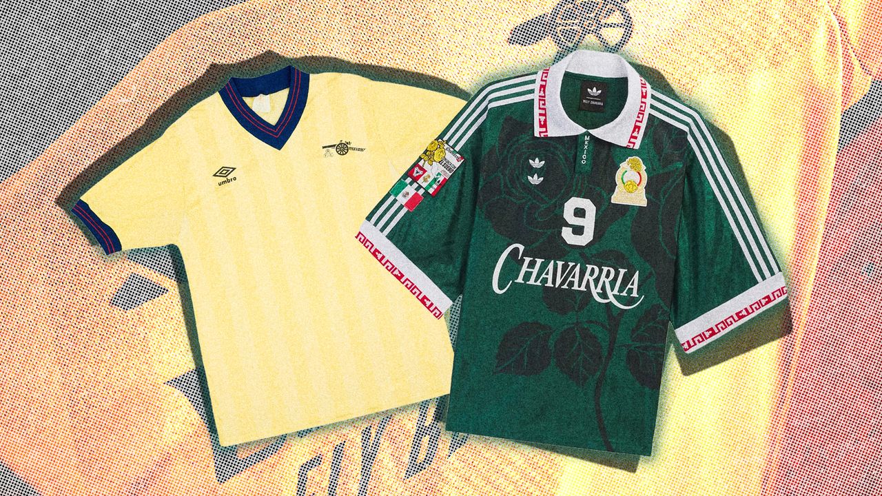 When did football kits start being on-trend?
