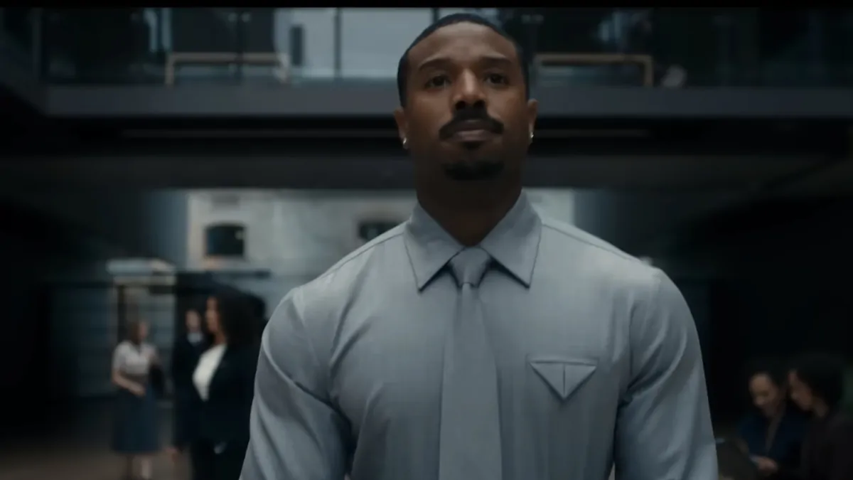 Michael B. Jordan is looking very sexy in the first teaser trailer for The Thomas Crown Affair