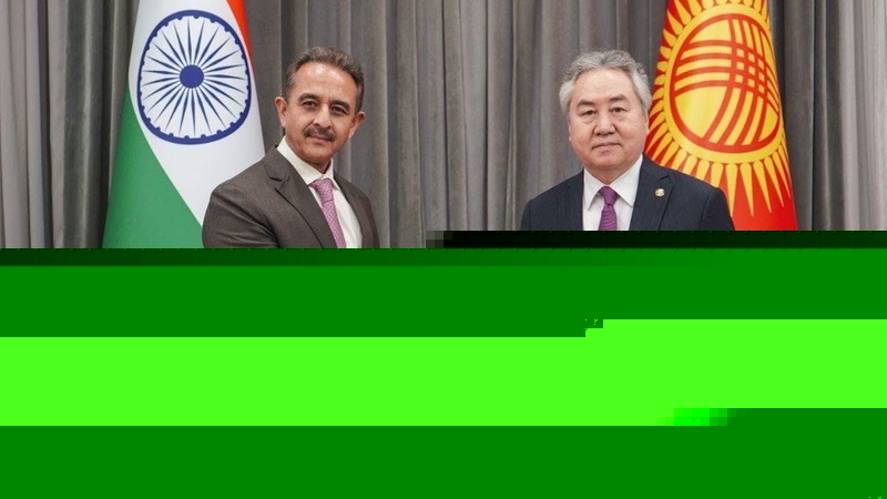 Foreign Ministers of Kyrgyzstan and India hold talks in Cholpon-Ata