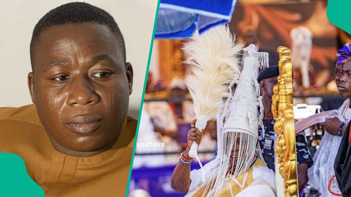 Breaking: Powerful southwest monarch meets Sunday Igboho as details of their conversation emerges
