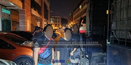 Immigration Dept continues crackdown on undocumented workers, 42 held in Kuching