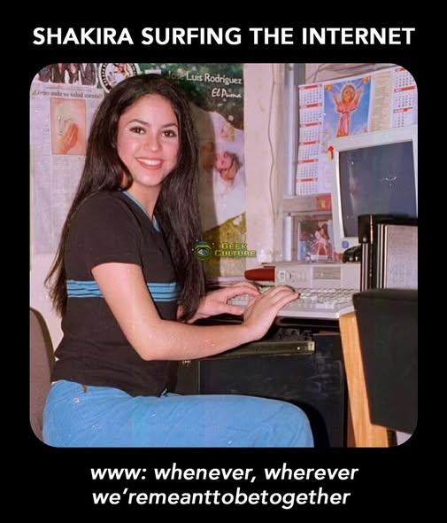 Shakira On the Computer - www shakira