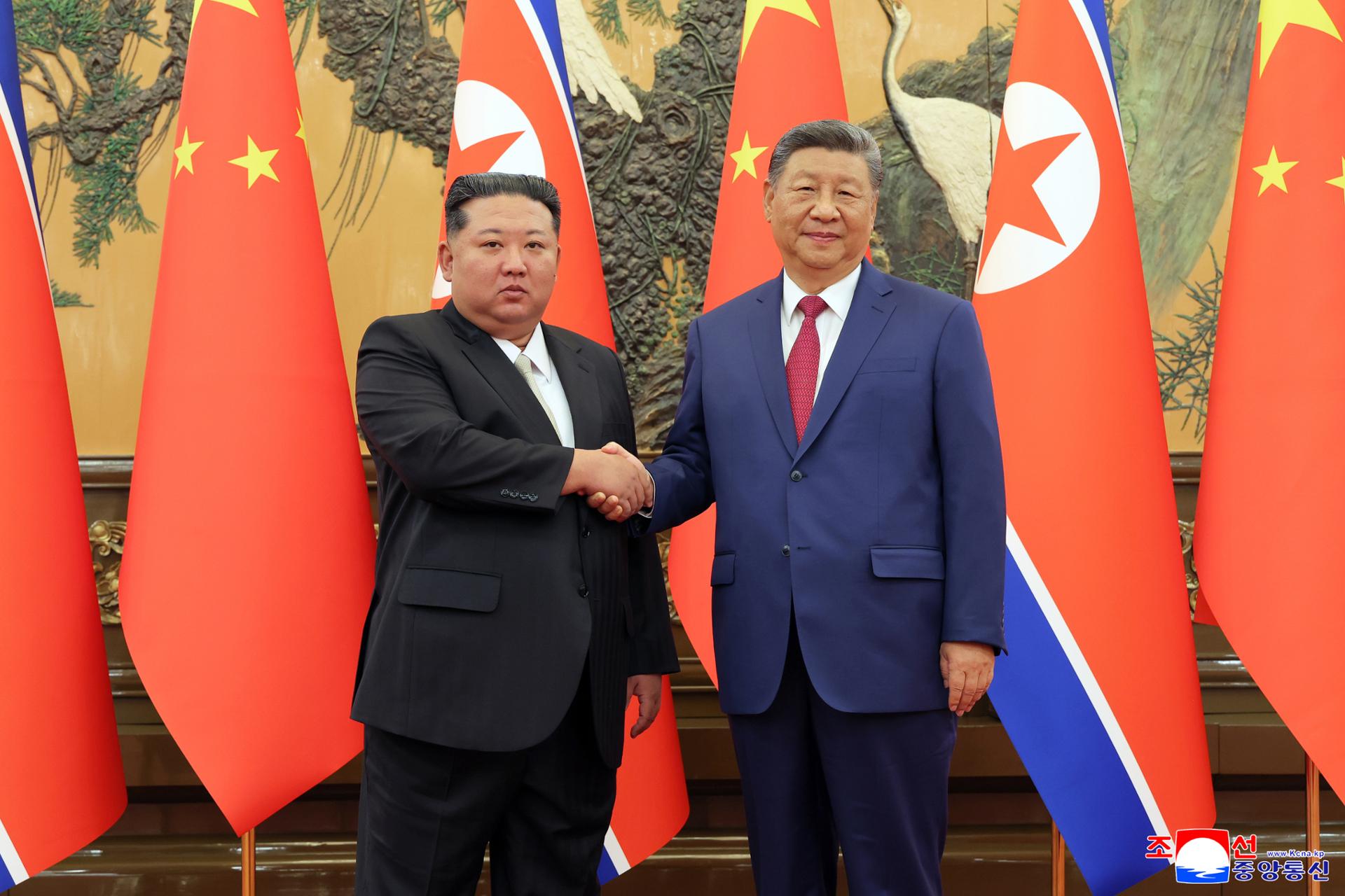 N. Korea's Kim, in message to Xi, vows strong ties with China regardless of changes in int'l situation