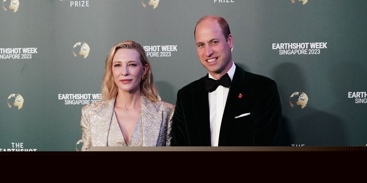 Cate Blanchett hails Prince William as 'extraordinary leader' in fight against climate change
