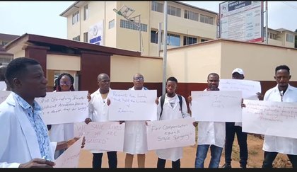 Health Workers Storm Health Ministry Over Pay