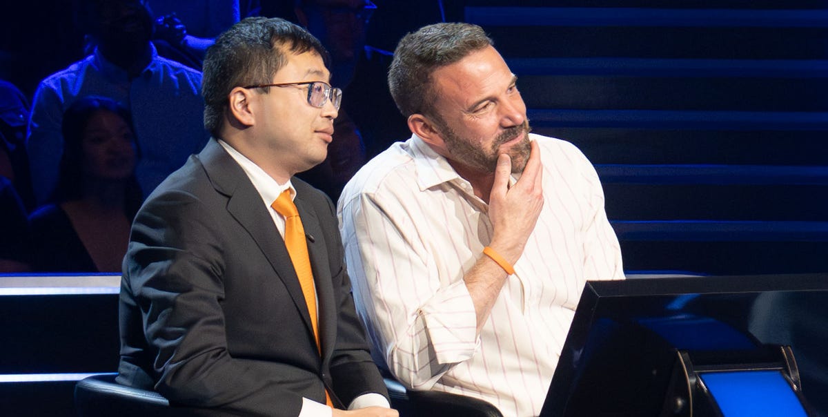 Ben Affleck just won the Who Wants To Be A Millionaire jackpot