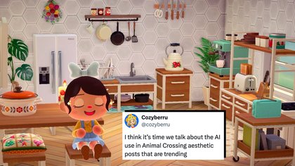 “Misses the whole point”: Players are pushing back on the trend of AI-altered “Animal Crossing” edits