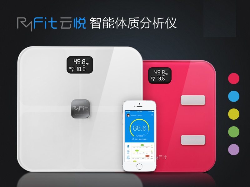 Comment on Smart WiFi Scale RyFit Helps China’s Health-conscious Generation to Track Health Metrics in Style by 智能体重秤“RyFit云悦”，帮你追踪健康指标 - 动点科技