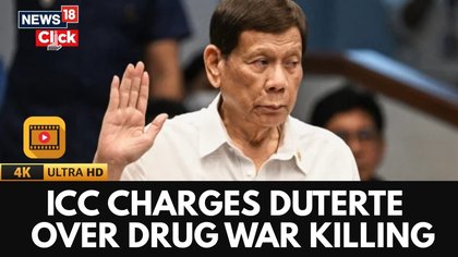 Former Philippines President Duterte Charged With Crime Against Humanity By ICC