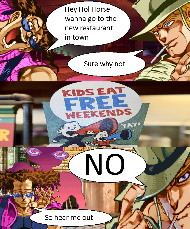 JoJo's Bizarre Adventure - Alessi's money saving trick | /r/ShitPostCrusaders/